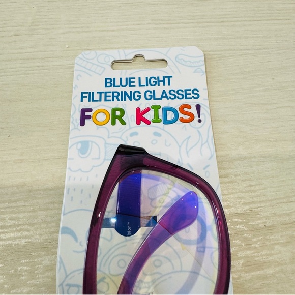 ICU Eyewear Kids Screen Vision Blue Light Filtering Oval Glasses Purple - Picture 7 of 16
